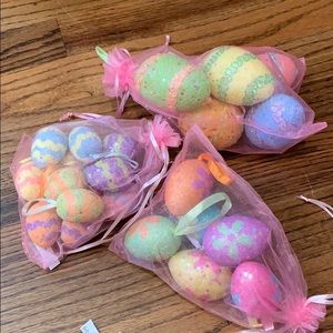 3 bags of Assorted Easter Eggs 3 Sizes